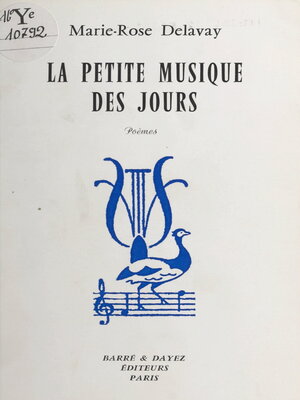 cover image of La petite musique des jours